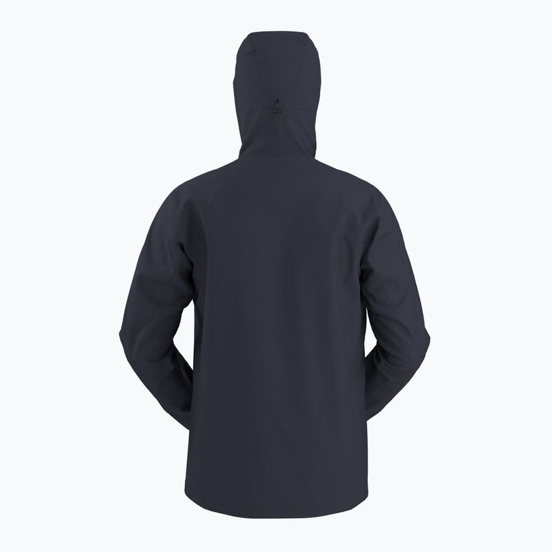 Arc'teryx Squamish Hoody Uomo Giacca a vento zaffiro nero 7