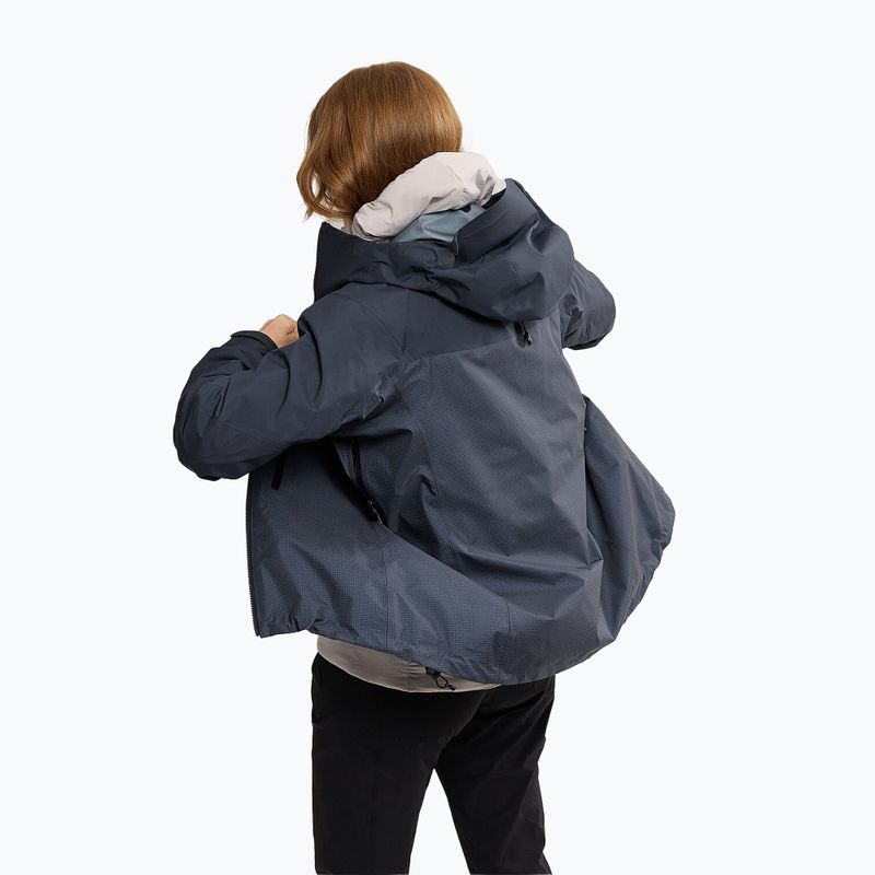 Arcteryx Alpha black sappire giacca da pioggia da donna 3