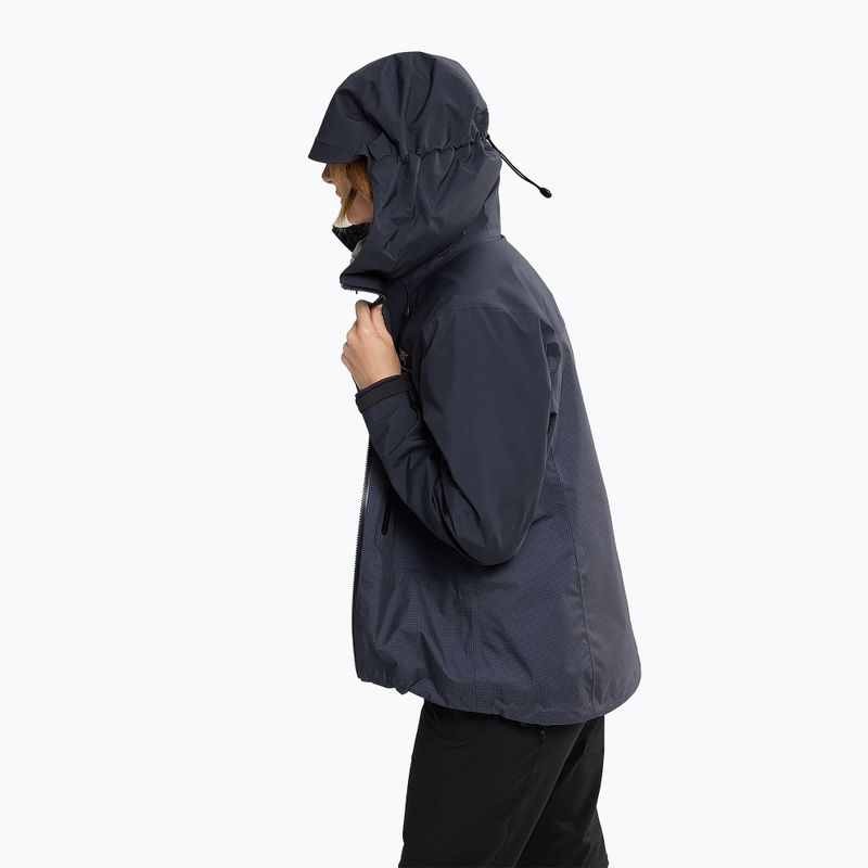 Arcteryx Alpha black sappire giacca da pioggia da donna 4