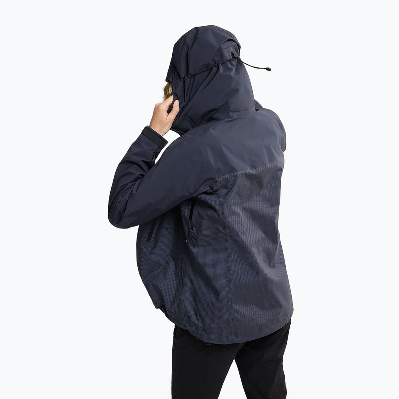 Arcteryx Alpha black sappire giacca da pioggia da donna 5