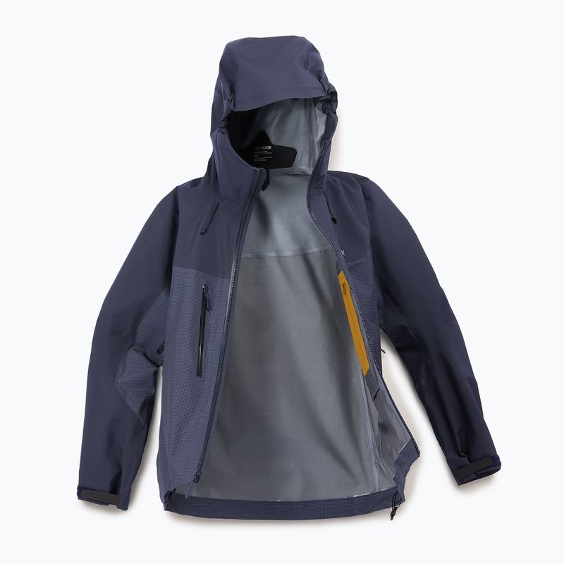 Arcteryx Alpha black sappire giacca da pioggia da donna 12