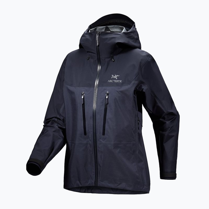 Arcteryx Alpha black sappire giacca da pioggia da donna 13
