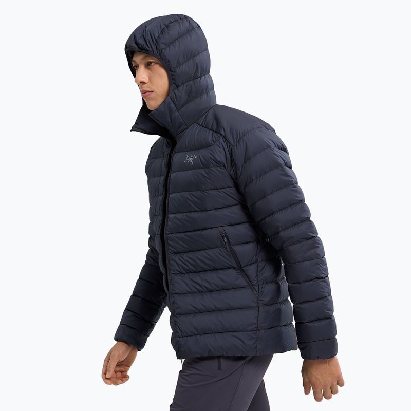 Piumino Arc'teryx Cerium Hoody da uomo, zaffiro nero 4