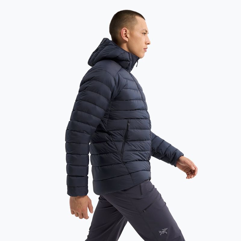 Piumino Arc'teryx Cerium Hoody da uomo, zaffiro nero 6