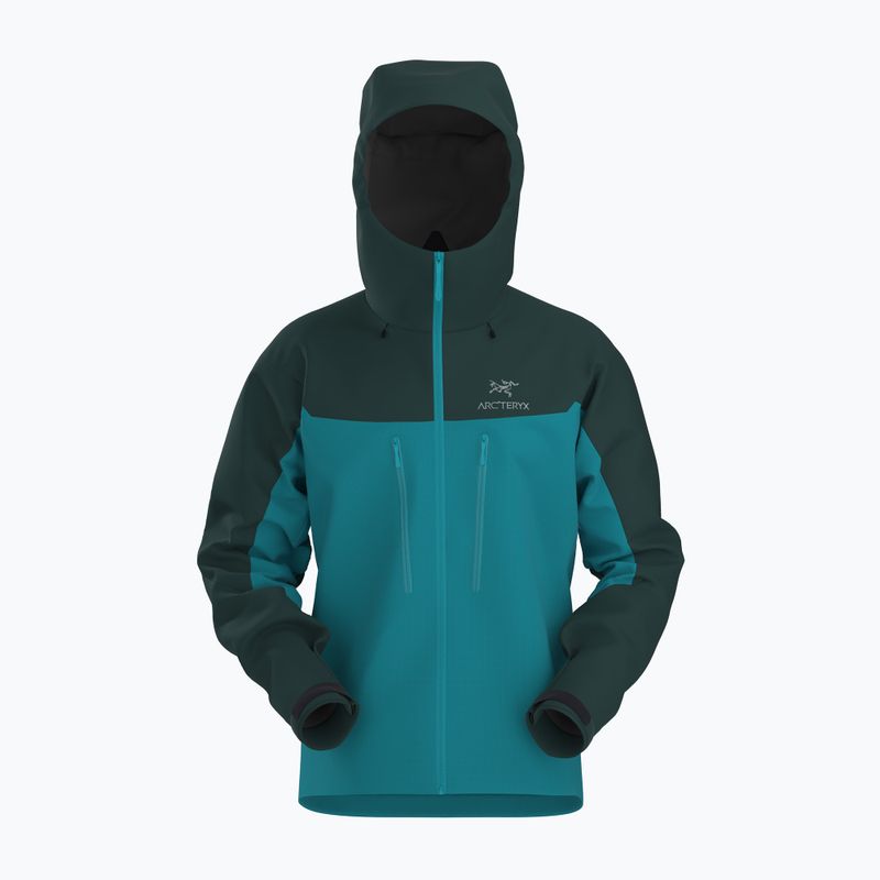 Giacca da pioggia Arcteryx Alpha blu tetra/pytheas da uomo 8