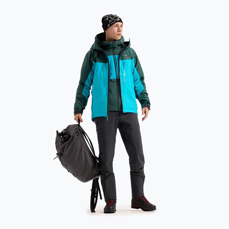 Giacca da pioggia Arcteryx Alpha blu tetra/pytheas da uomo 2