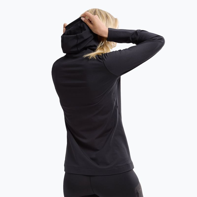 Felpa trekking da donna Arcteryx Rho Hoody nero 6