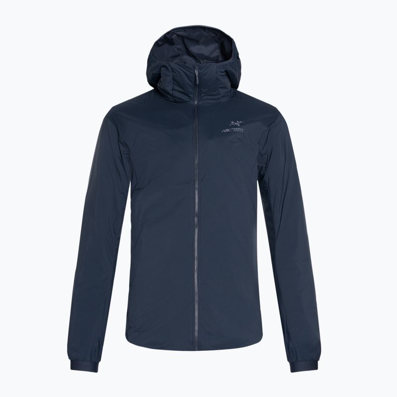 Giacca isolata Arcteryx Atom Hoody da uomo, zaffiro nero 5