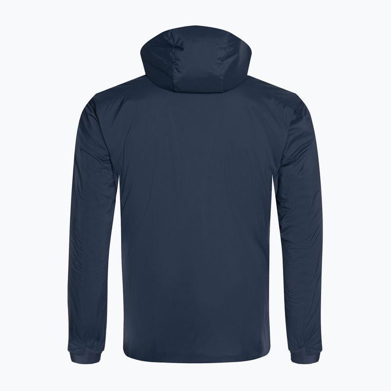 Giacca isolata Arcteryx Atom Hoody da uomo, zaffiro nero 6