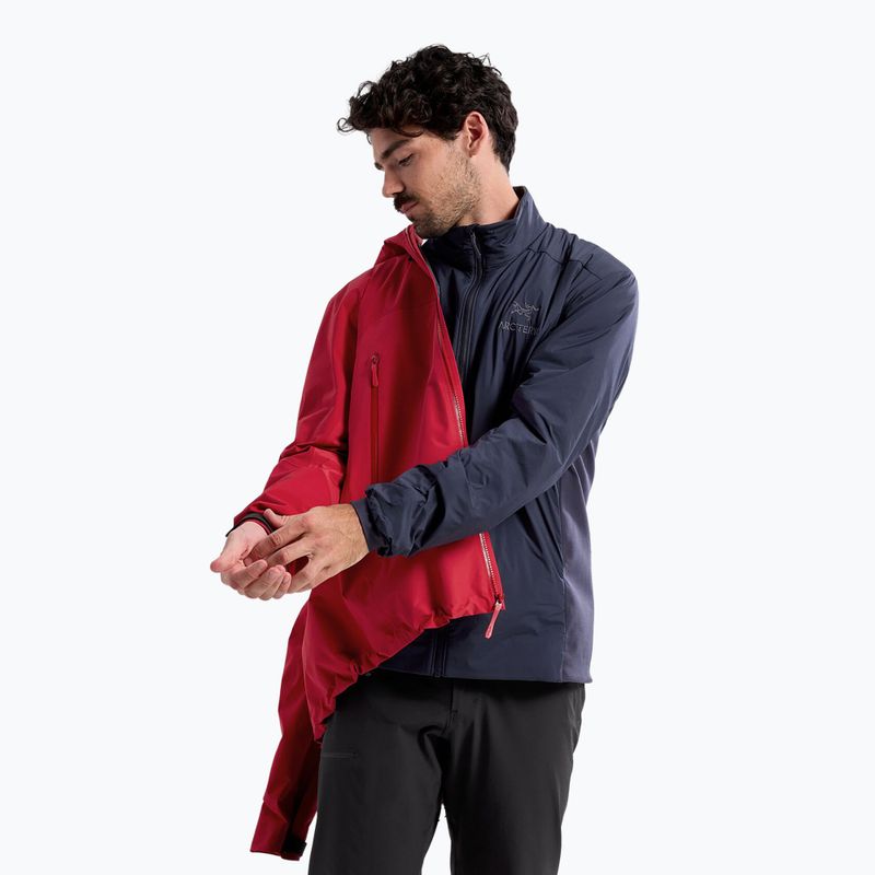 Giacca ibrida Arcteryx Atom black sapphire da uomo 4