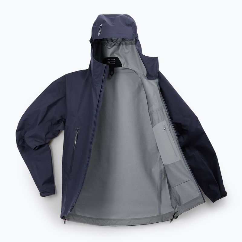 Giacca antipioggia Arc'teryx Beta nero zaffiro da uomo 12
