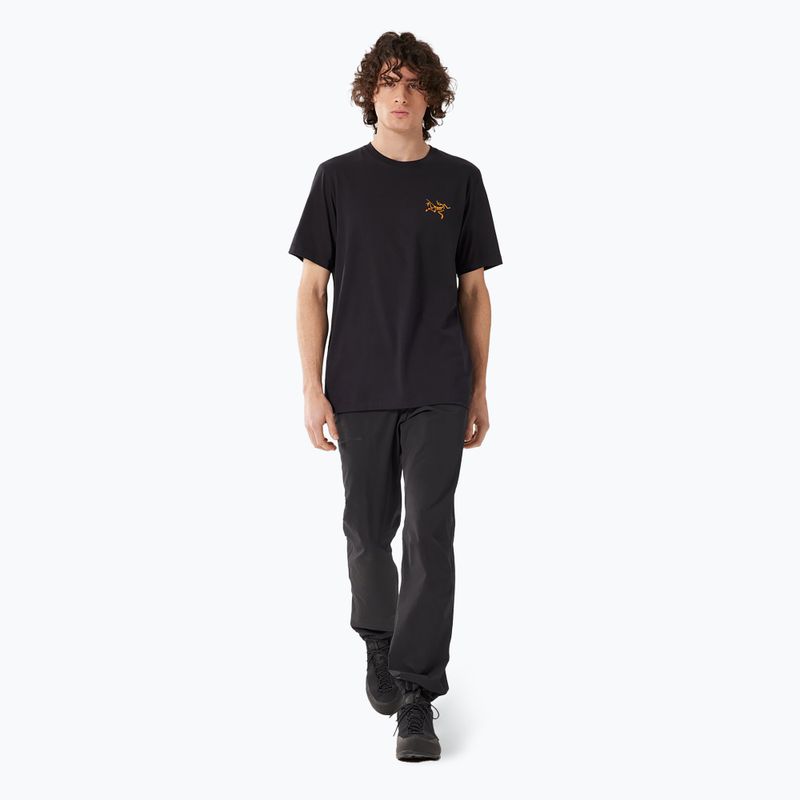 Maglietta Arcteryx Arc'Multi Bird Logo uomo, nero 2