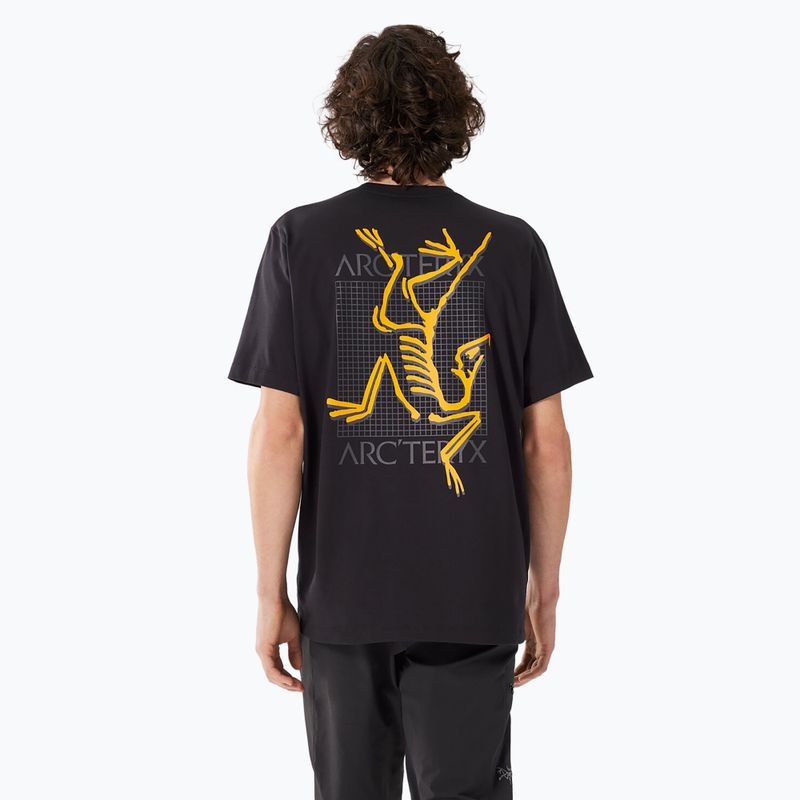 Maglietta Arcteryx Arc'Multi Bird Logo uomo, nero 3