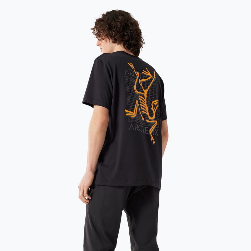 Maglietta Arcteryx Arc'Multi Bird Logo uomo, nero 5