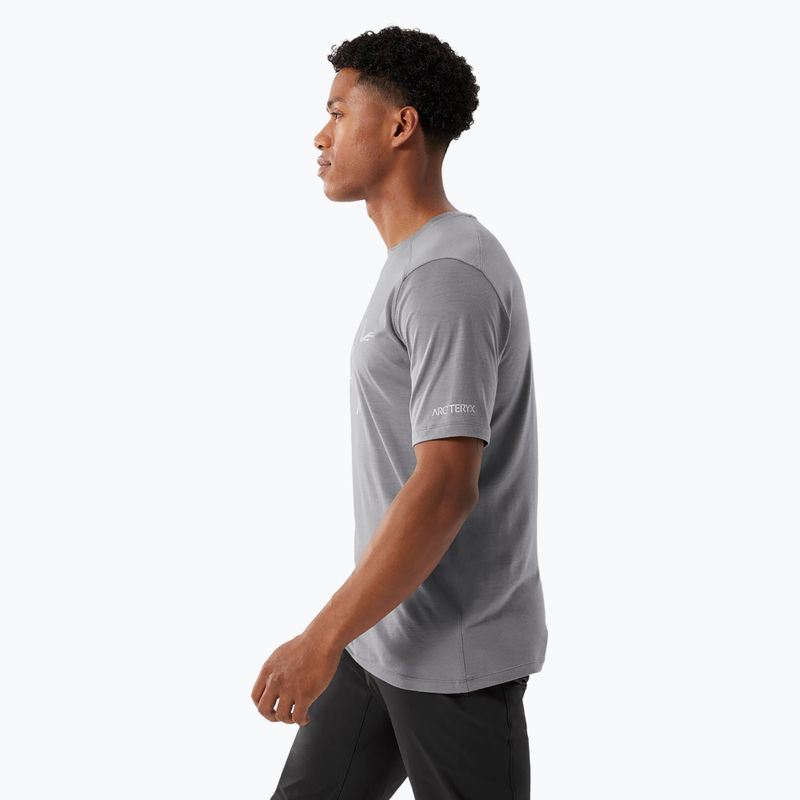 Maglietta Arcteryx Ionia in lana merino Logo Void da uomo 4