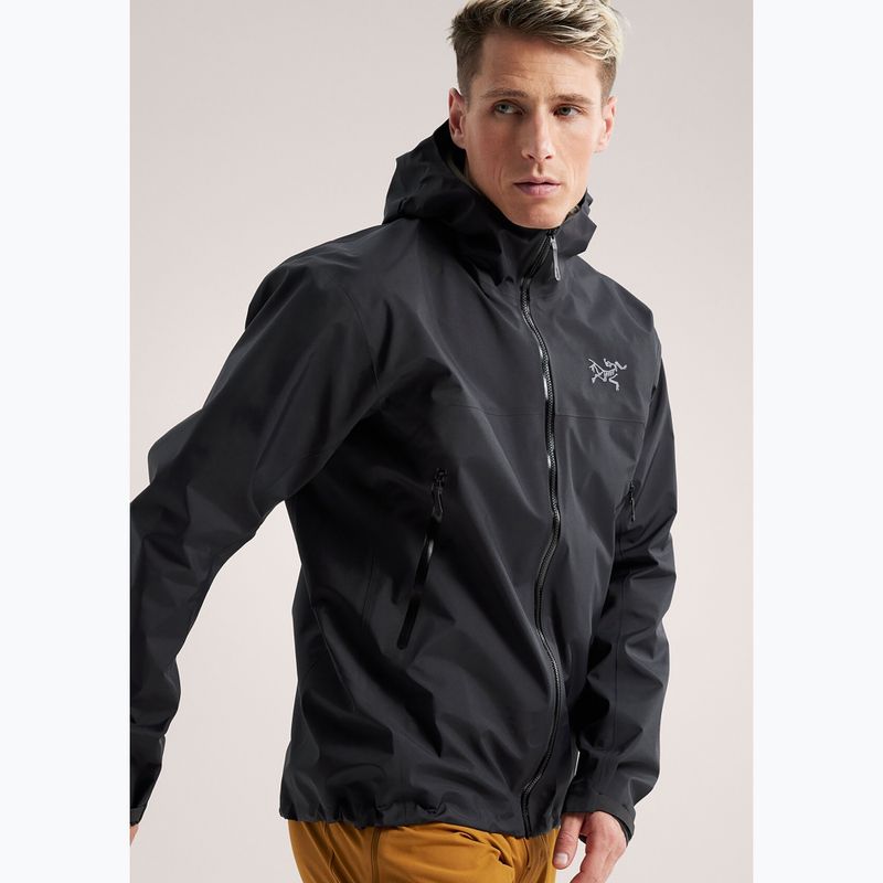 Giacca da pioggia Arcteryx Beta da uomo, nero 4