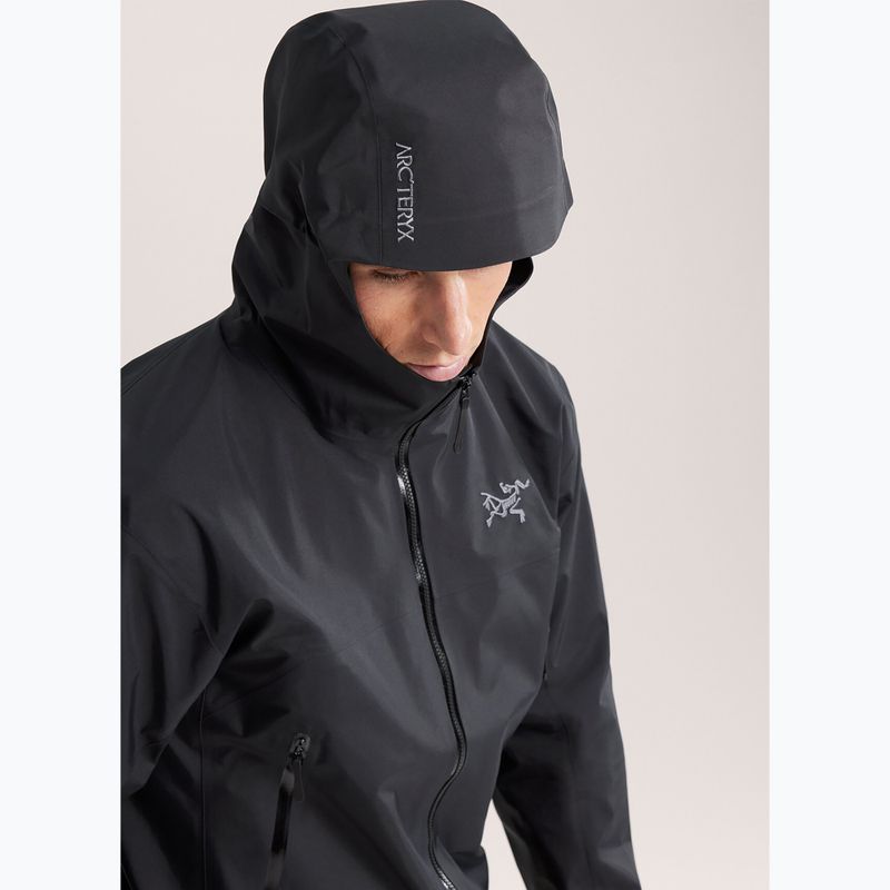 Giacca da pioggia Arcteryx Beta da uomo, nero 6