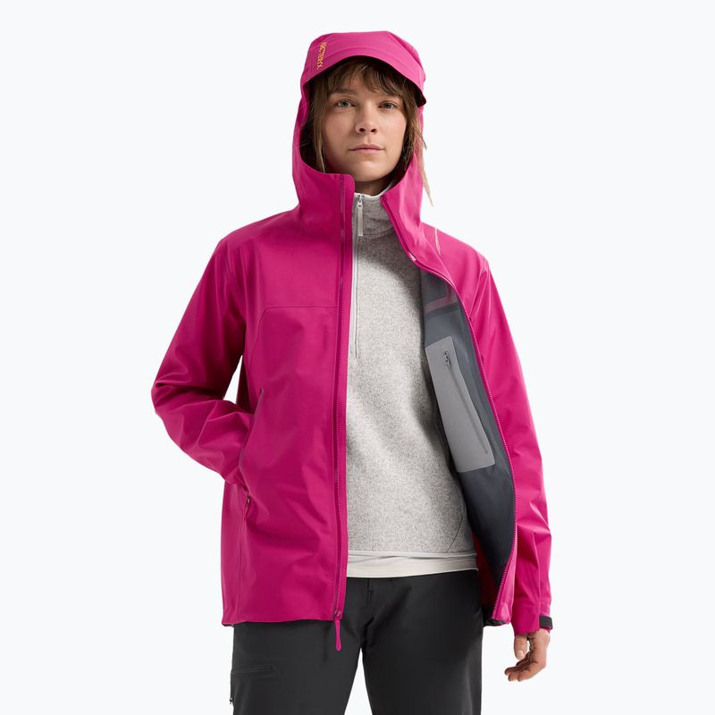 Giacca da pioggia Arc'teryx Beta da donna amaranto/edziza 3