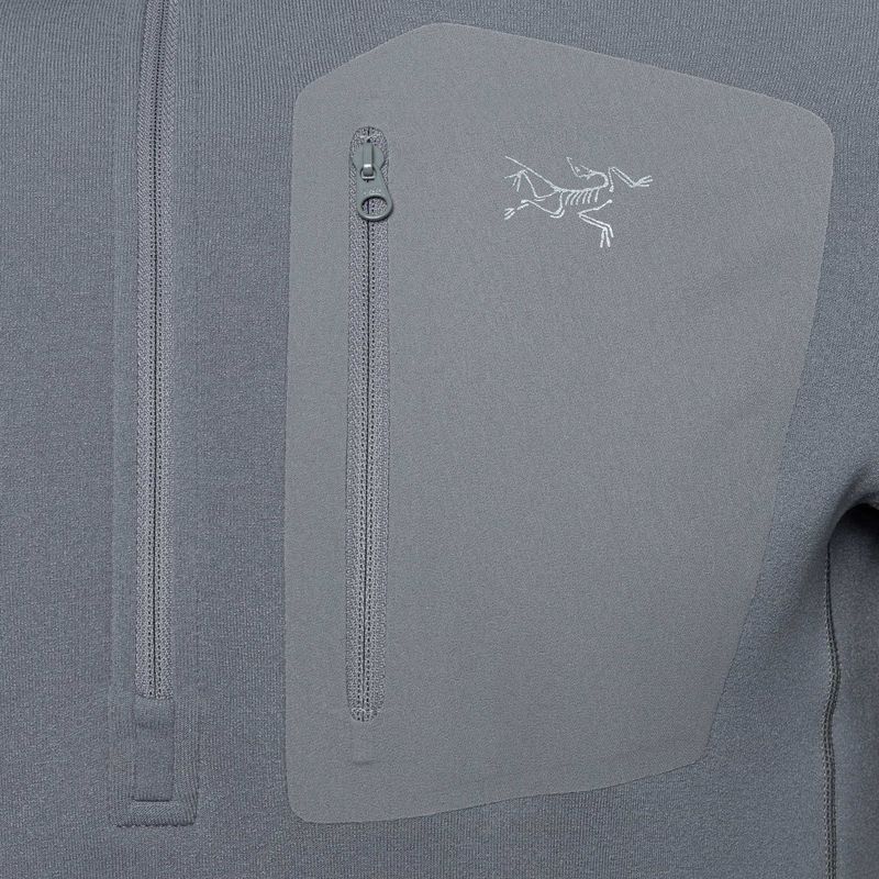 Felpa Arc'teryx Rho Heavyweight Zip Neck Void da uomo 3