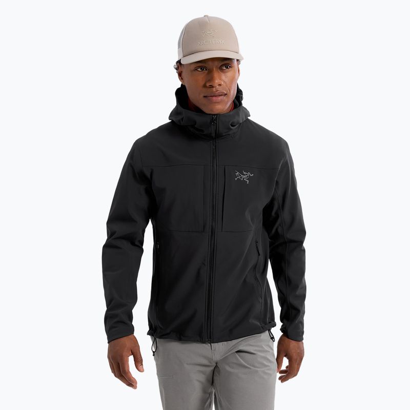 Giacca softshell Arc'teryx da uomo Gamma MX Hoody nero