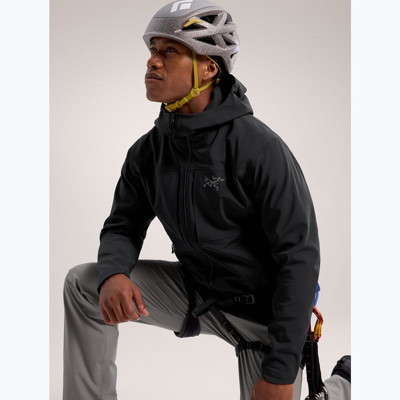 Giacca softshell Arc'teryx da uomo Gamma MX Hoody nero 6