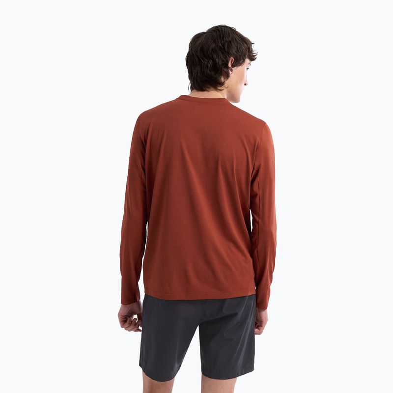 Arc'teryx Uomo Cormac Logo manica lunga sequoia heather/ solaris 3