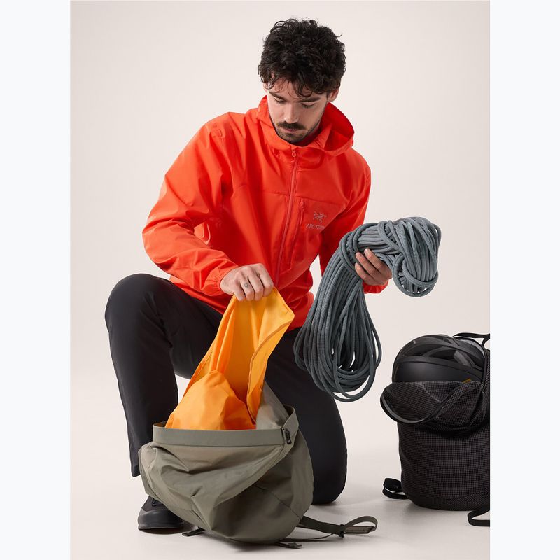 Giacca a vento Arcteryx Squamish Hoody solaris da uomo 5