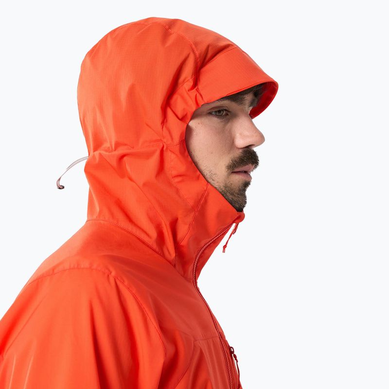 Giacca a vento Arcteryx Squamish Hoody solaris da uomo 6