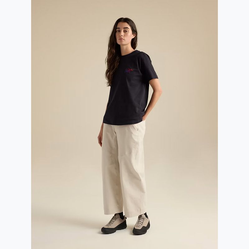Maglietta da donna Arcteryx Kragg Cotton Little Bird Crew black/multi 4