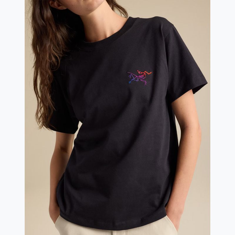 Maglietta da donna Arcteryx Kragg Cotton Little Bird Crew black/multi 7