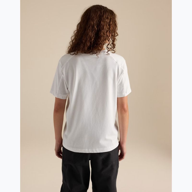 Maglietta da donna Arcteryx Kragg Cotton Little Bird Crew white light/white 3