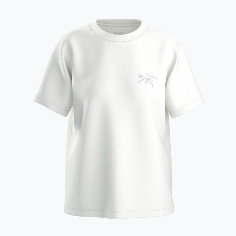 Maglietta da donna Arcteryx Kragg Cotton Little Bird Crew white light/white 7