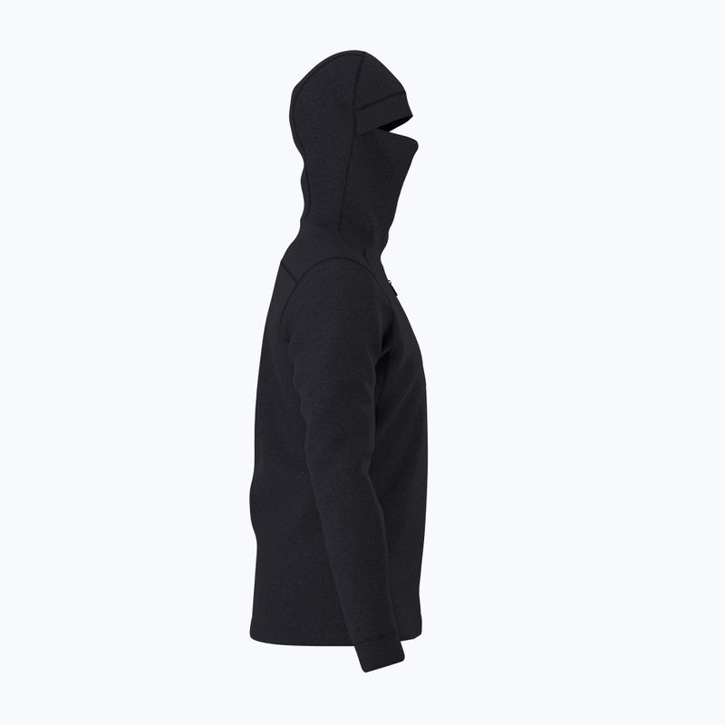 Felpa da trekking uomo Arcteryx Rho LT Hoody nera 4