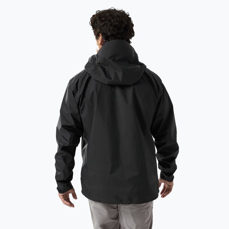 Giacca da pioggia Arcteryx Beta SL da uomo nero 3