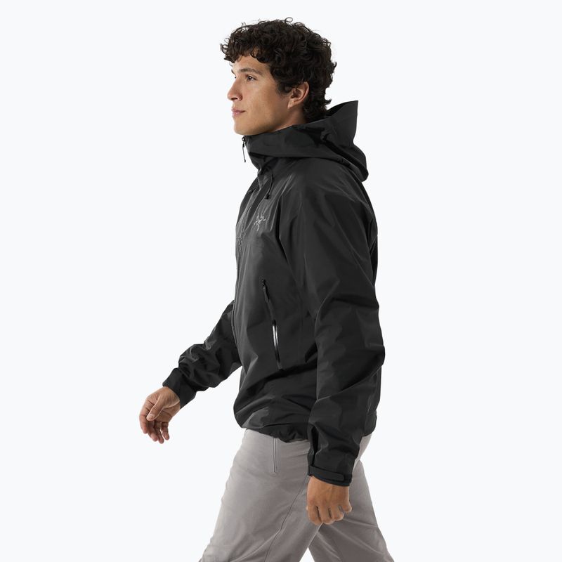 Giacca da pioggia Arcteryx Beta SL da uomo nero 4