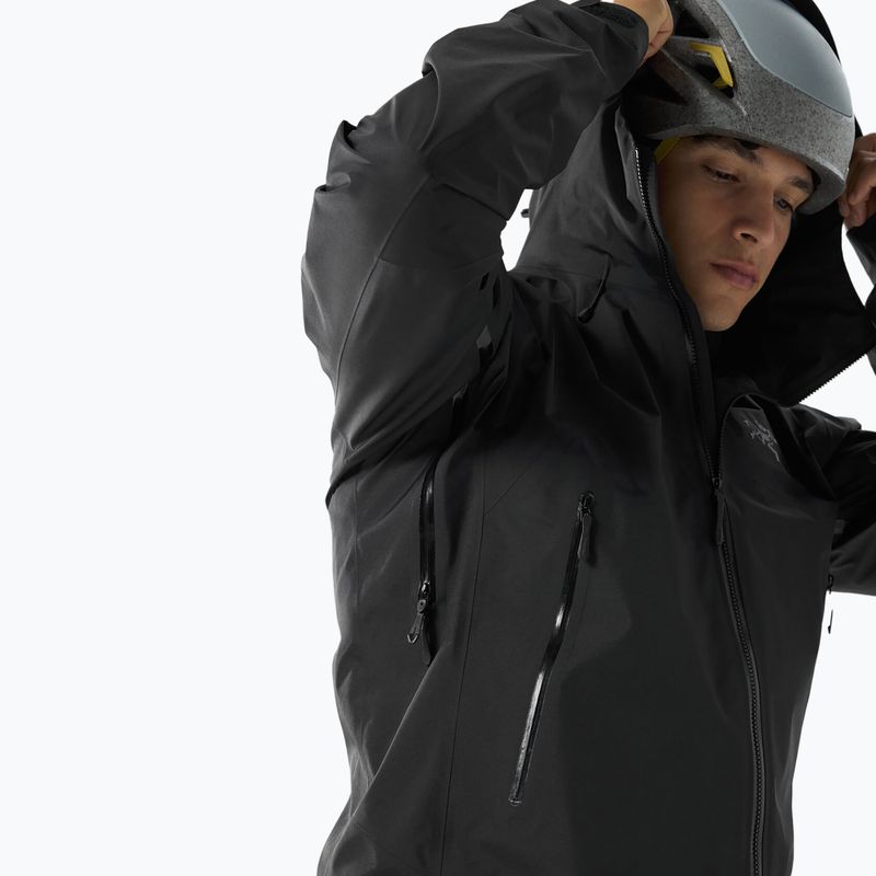 Giacca da pioggia Arcteryx Beta SL da uomo nero 5
