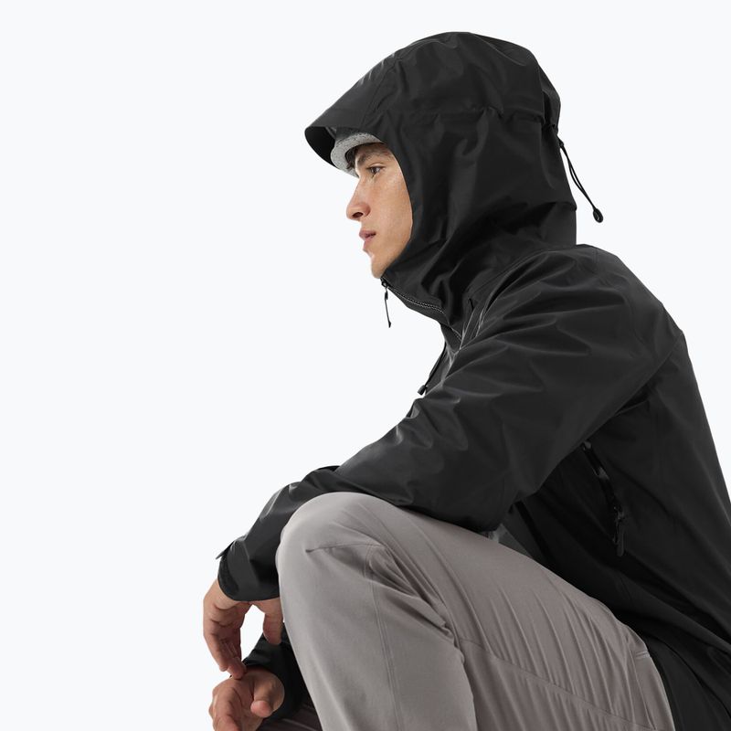 Giacca da pioggia Arcteryx Beta SL da uomo nero 6