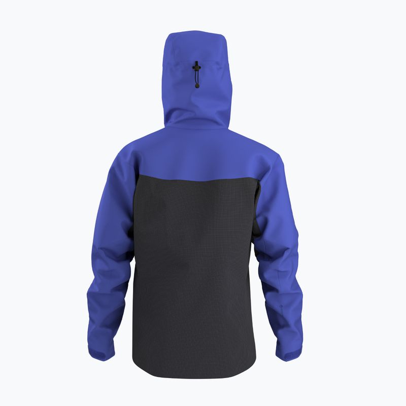 Giacca antipioggia Arcteryx Alpha electra / black sapphire da uomo 2