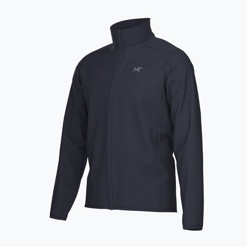 Felpa trekking Arc'teryx Kyanite Lightweight nero zaffiro da uomo 3