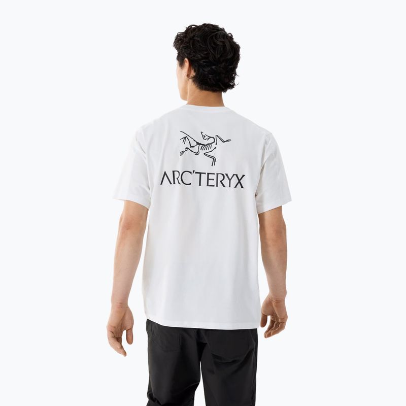 Maglietta da uomo Arcteryx Kragg Sl Cotton Bird Word white light/black 3