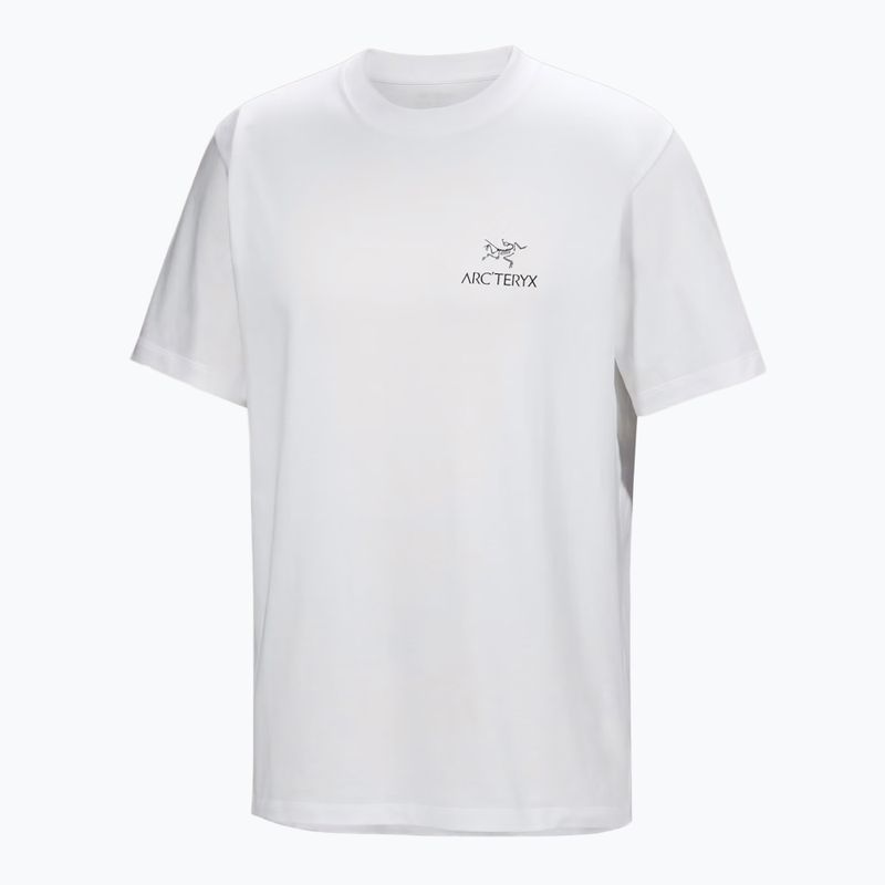 Maglietta da uomo Arcteryx Kragg Sl Cotton Bird Word white light/black 6