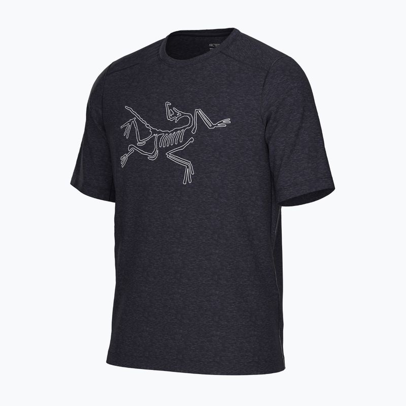 Maglietta Arc'teryx Cormac Logo SS uomo in erica nera 3