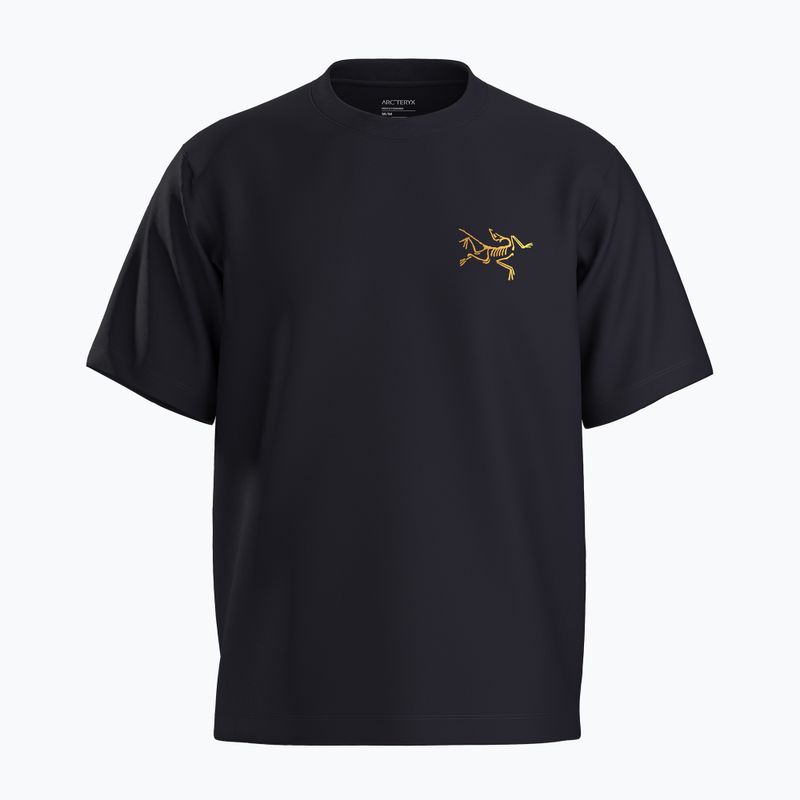 Maglietta Arcteryx Kragg Cotton Logo Uomo Nero 24k