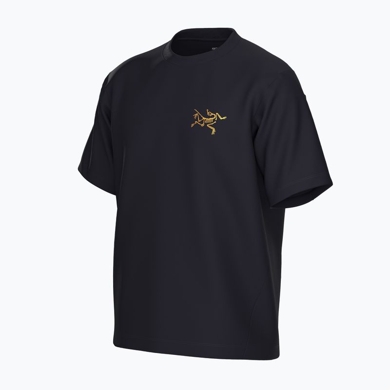 Maglietta Arcteryx Kragg Cotton Logo Uomo Nero 24k 3