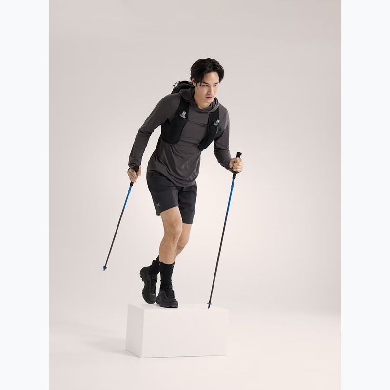 Maglia a maniche lunghe da uomo Arc'teryx Cormac Hoody black heather 6