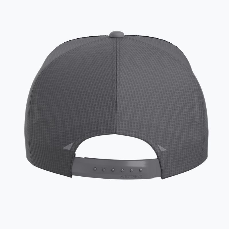 Cappello da baseball Arc'teryx Bird Word Trucker nero /cloud 3