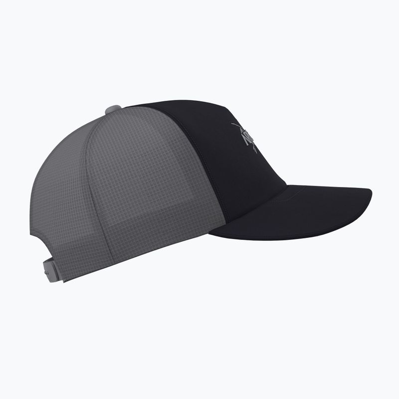 Cappello da baseball Arc'teryx Bird Word Trucker nero /cloud 4