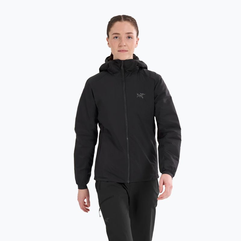 Giacca imbottita da donna Arc'teryx Atom Hoody nera