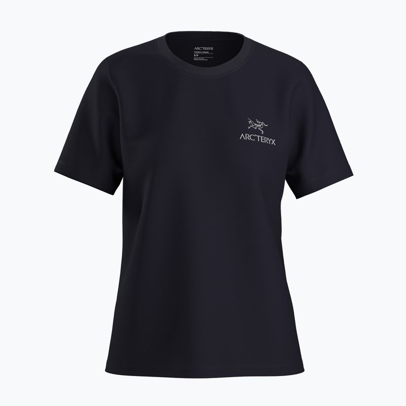 Maglietta Kragg Sl Cotton Emblem Crew Arc'teryx donna, nero