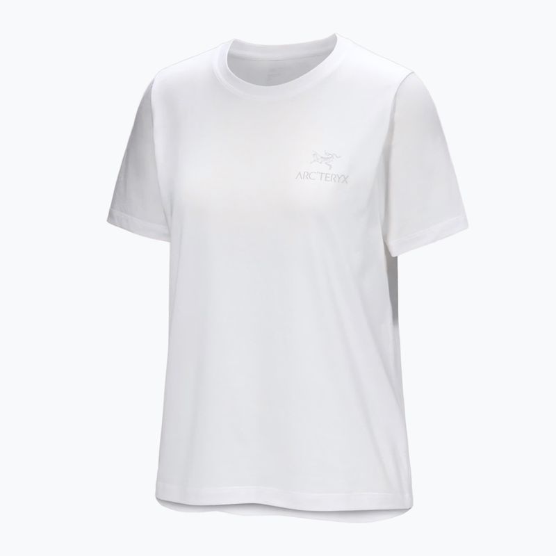 Maglietta da donna Arcteryx Kragg Sl Cotton Emblem Crew white light 6